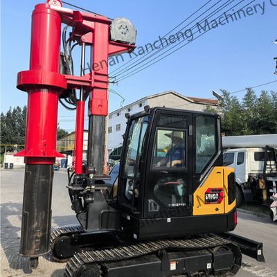 RCQ-10C Hydraulisches Mini-Pile-Bohrgerät 10m Tiefe mit 10-45RPM R/Min Drehgeschwindigkeit