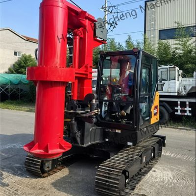RCQ-10C Mini Hydraulic Rotary Piling Rig Kubota Dieselmotor 2000mm Fahrgestellbreite