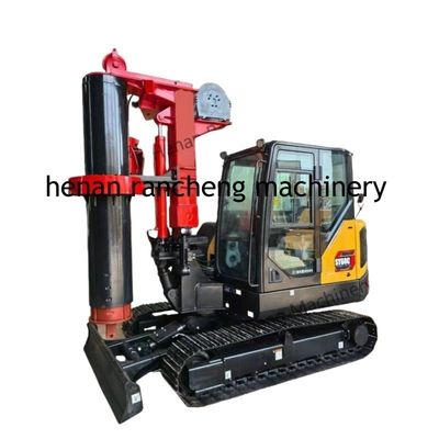 RCQ-10C Mini Hydraulic Rotary Piling Rig Kubota Dieselmotor 2000mm Fahrgestellbreite
