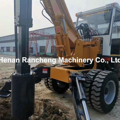 Vollhydraulisches RCQ-10W-Piling-Rig - 10 m Tiefe mit 40 km/h Fahrgeschwindigkeit