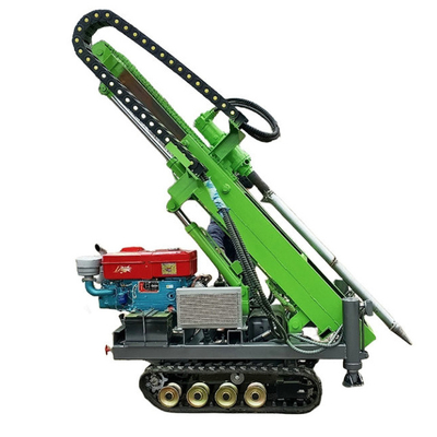 Gummi-Crawler montiert Solar-Pile-Treiber 25HP Dieselmotor 30m Piling Tiefe