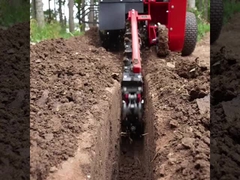 600 mm Tiefe Gräber Gräber Maschine Bewässerung Landschaftsgestaltung Gräber für Pipeline